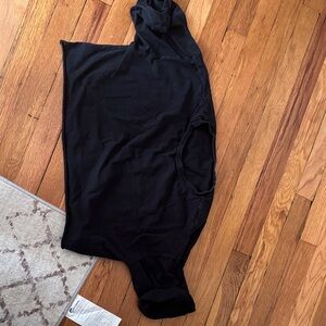 Black Short Sleeve Women's Top